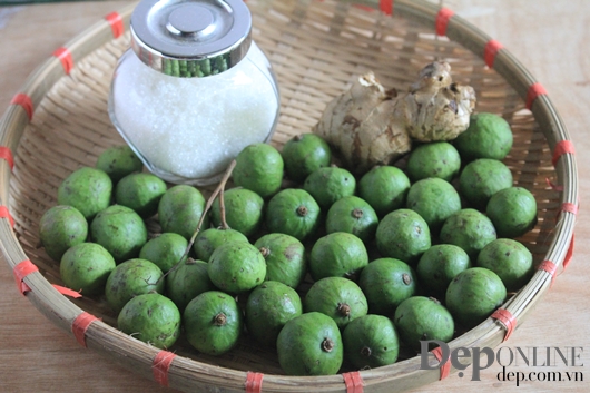Nguyên liệu làm nước sấu
